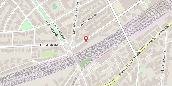 Karte der Umgebung von Hedderichstr. 81, 60596 Frankfurt