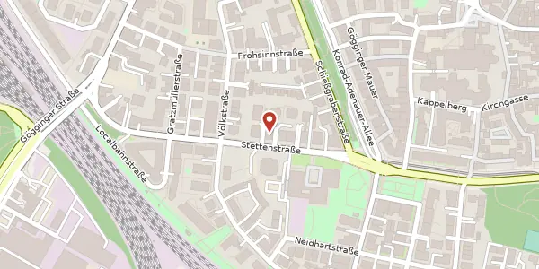 Karte der Umgebung von Stettenstr. 10, 86150 Augsburg