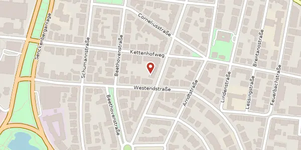 Karte der Umgebung von Mendelssohnstr. 53, 60325 Frankfurt