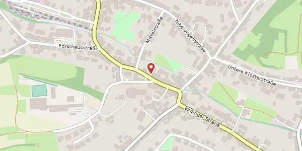Karte der Umgebung von Kirchstraße 10 - 14, 76684 Östringen