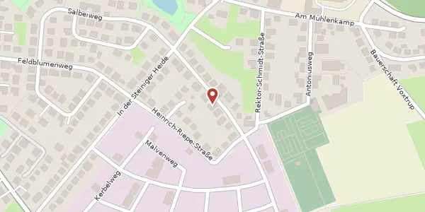 Karte der Umgebung von Thymianweg 14, 49086 Osnabrück