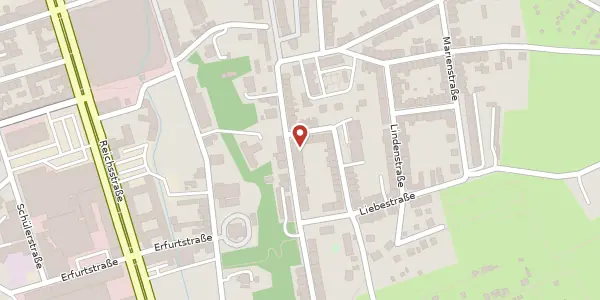 Karte der Umgebung von Plauensche Straße 21, 07545 Gera