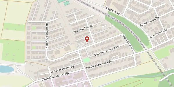 Karte der Umgebung von Herzkirschenweg 1, 70437 Stuttgart