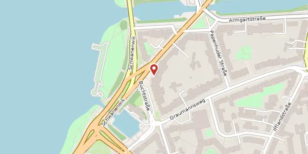 Karte der Umgebung von Schwanenwik 10, 22087 Hamburg