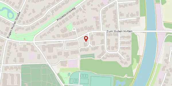 Karte der Umgebung von Zum Guten Hirten 24, 48155 Münster