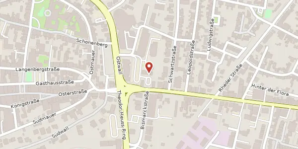 Karte der Umgebung von Münsterstr. 11, 46397 Bocholt
