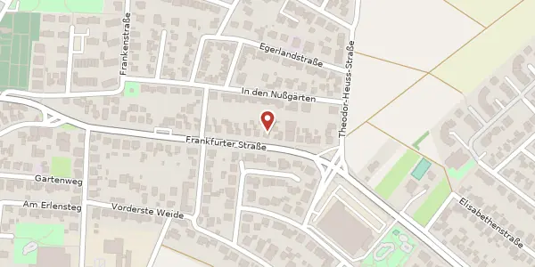 Karte der Umgebung von Frankfurter Str. 225, 61231 Bad Nauheim