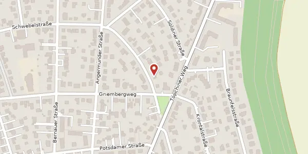 Karte der Umgebung von Landsberger Straße 2, 12305 Berlin
