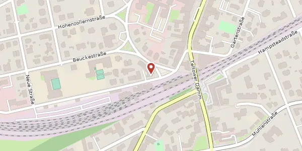 Karte der Umgebung von Martin-Buber-Straße 25, 14163 Berlin