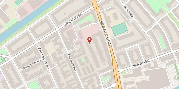 Karte der Umgebung von Barmbeker Str. 31a, 22303 Hamburg