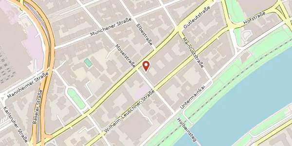 Karte der Umgebung von Windmühlstr. 14, 60329 Frankfurt