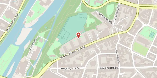 Karte der Umgebung von Innere Wiener Str. 9 a, 81667 München
