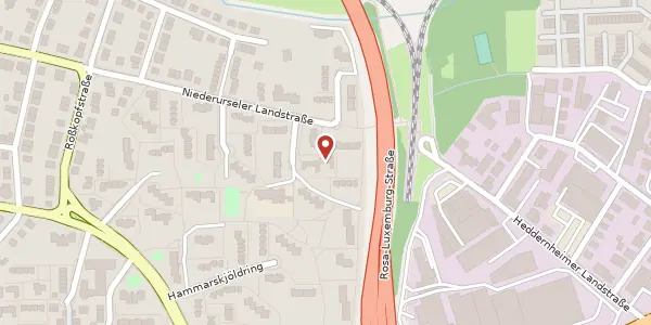 Karte der Umgebung von Niederurseler Landstr. 9, 60439 Frankfurt
