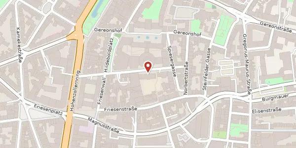 Karte der Umgebung von Im Klapperhof 7-23, 50670 Köln