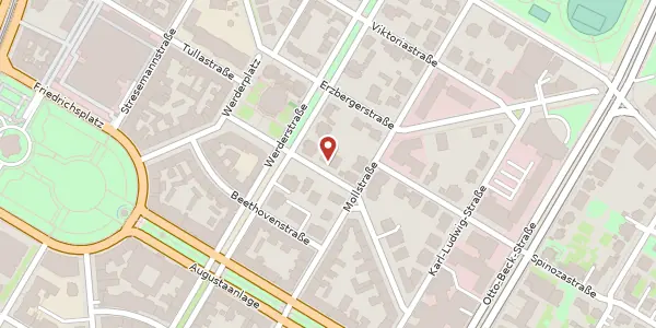 Karte der Umgebung von Sophienstraße 3, 68165 Mannheim