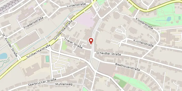 Karte der Umgebung von Saarbrücker Straße 251, 66125 Saarbrücken