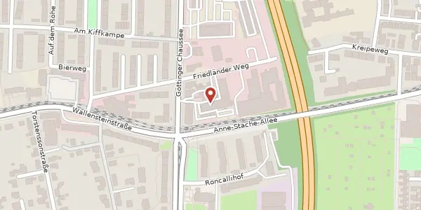 Karte der Umgebung von Göttinger Chaussee 115, 30459 Hannover
