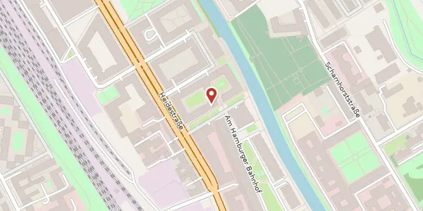 Karte der Umgebung von Heidestraße 11 c, 10557 Berlin