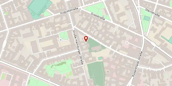 Karte der Umgebung von Große Hamburger Straße 32, 10115 Berlin