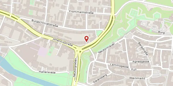 Karte der Umgebung von Neutorgraben 11, 90419 Nürnberg