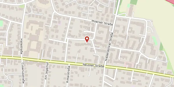 Karte der Umgebung von Meerbuscher Str. 30, 41564 Kaarst