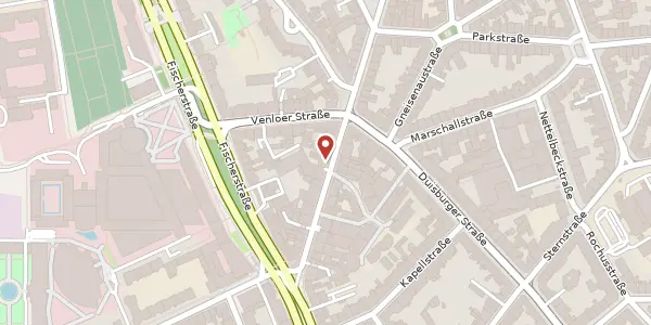 Karte der Umgebung von Nordstr. 28, 40477 Düsseldorf