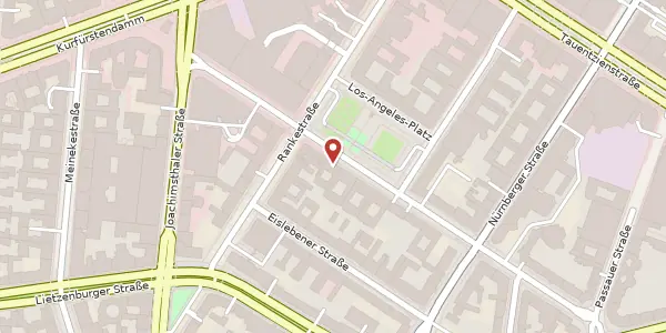 Karte der Umgebung von Augsburger Straße 33, 10789 Berlin