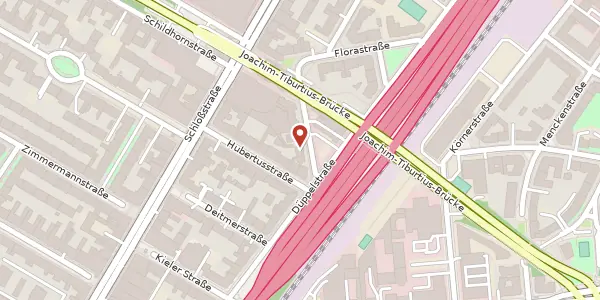 Karte der Umgebung von Dünther Straße 11, 12163 Berlin