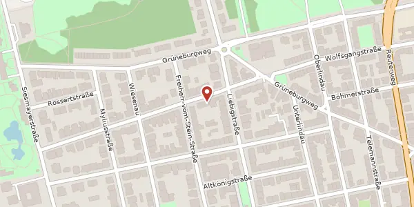 Karte der Umgebung von Feldbergstr. 15, 60323 Frankfurt