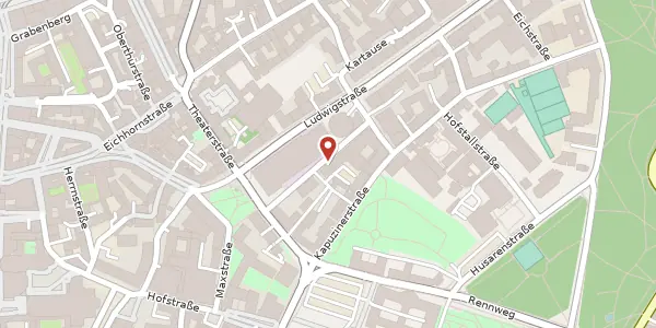 Karte der Umgebung von Oeggstr. 2, 97070 Würzburg