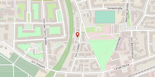 Karte der Umgebung von Am Zippen 32, 44143 Dortmund