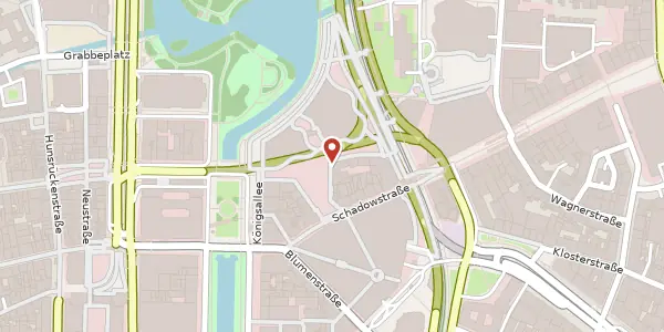 Karte der Umgebung von Schadowplatz 12, 40212 Düsseldorf
