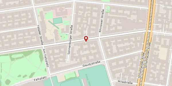 Karte der Umgebung von Gleimstraße 17, 10437 Berlin
