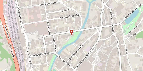 Karte der Umgebung von Bahnhofstr. 19, 96450 Coburg