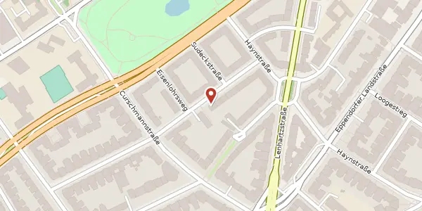 Karte der Umgebung von Husumer Straße 30, 20249 Hamburg