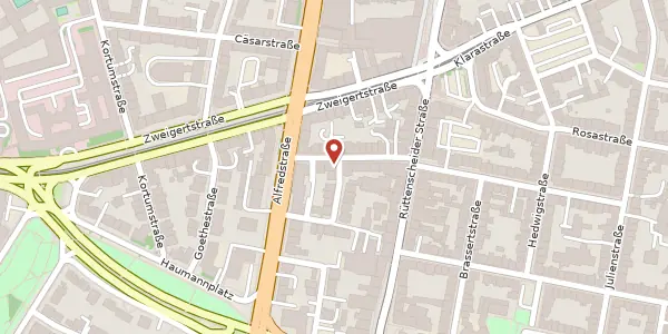 Karte der Umgebung von Dagobertstr. 2, 45130 Essen