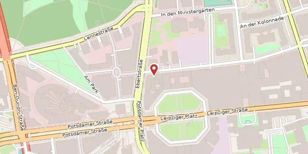Karte der Umgebung von Voßstraße 20, 10117 Berlin