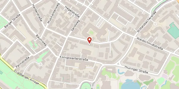 Karte der Umgebung von Mousonstr. 22, 60316 Frankfurt