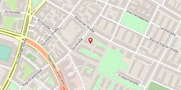 Karte der Umgebung von Spixstr. 11, 81539 München