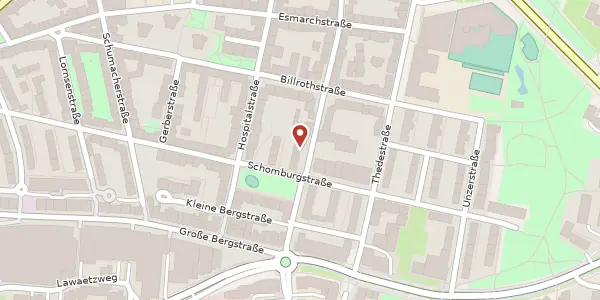 Karte der Umgebung von Virchowstraße 41, 22767 Hamburg