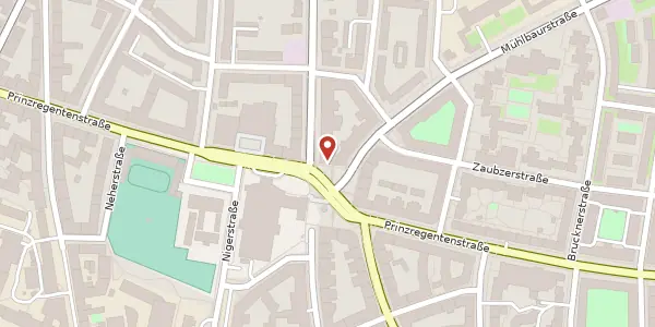 Karte der Umgebung von Prinzregentenplatz 15, 81675 München
