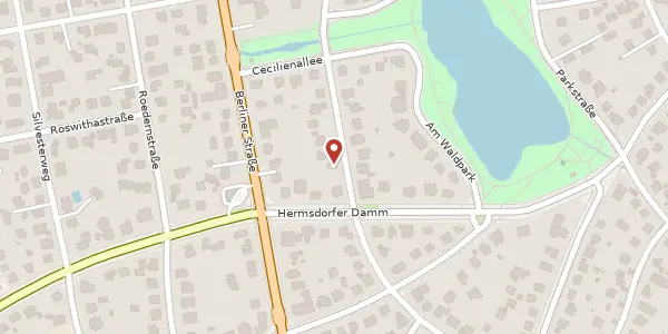 Karte der Umgebung von Solquellstraße 37, 13467 Berlin