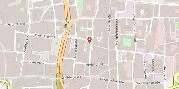 Karte der Umgebung von Brückenstr. 17, 50667 Köln
