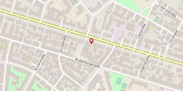 Karte der Umgebung von Nymphenburger Str. 79, 80636 München