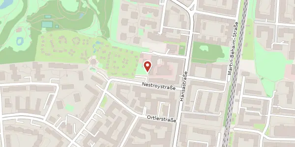 Karte der Umgebung von Nestroystr. 12, 81373 München