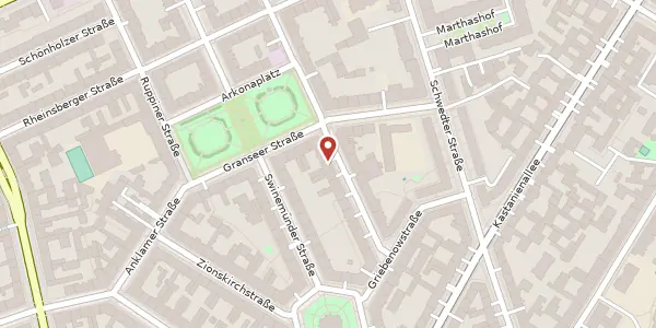 Karte der Umgebung von Wolliner Straße 63, 10435 Berlin