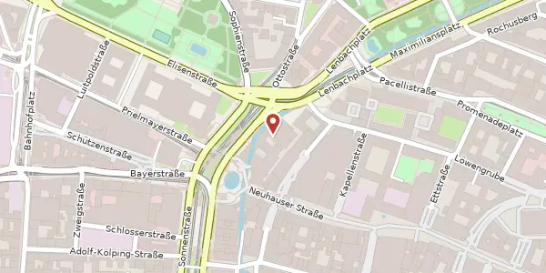 Karte der Umgebung von Karlsplatz 3, 80333 München