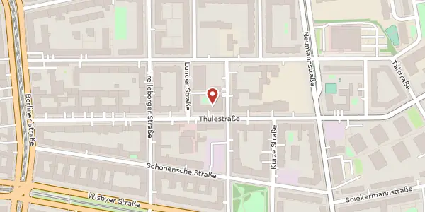 Karte der Umgebung von Thulestraße 31, 13189 Berlin