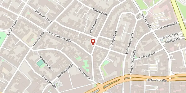 Karte der Umgebung von Breite Straße 45, 53111 Bonn