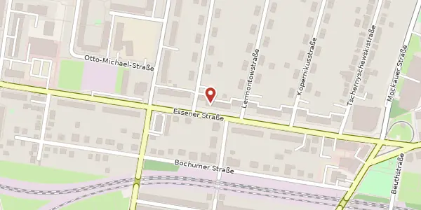 Karte der Umgebung von Essener Straße 87, 04357 Leipzig